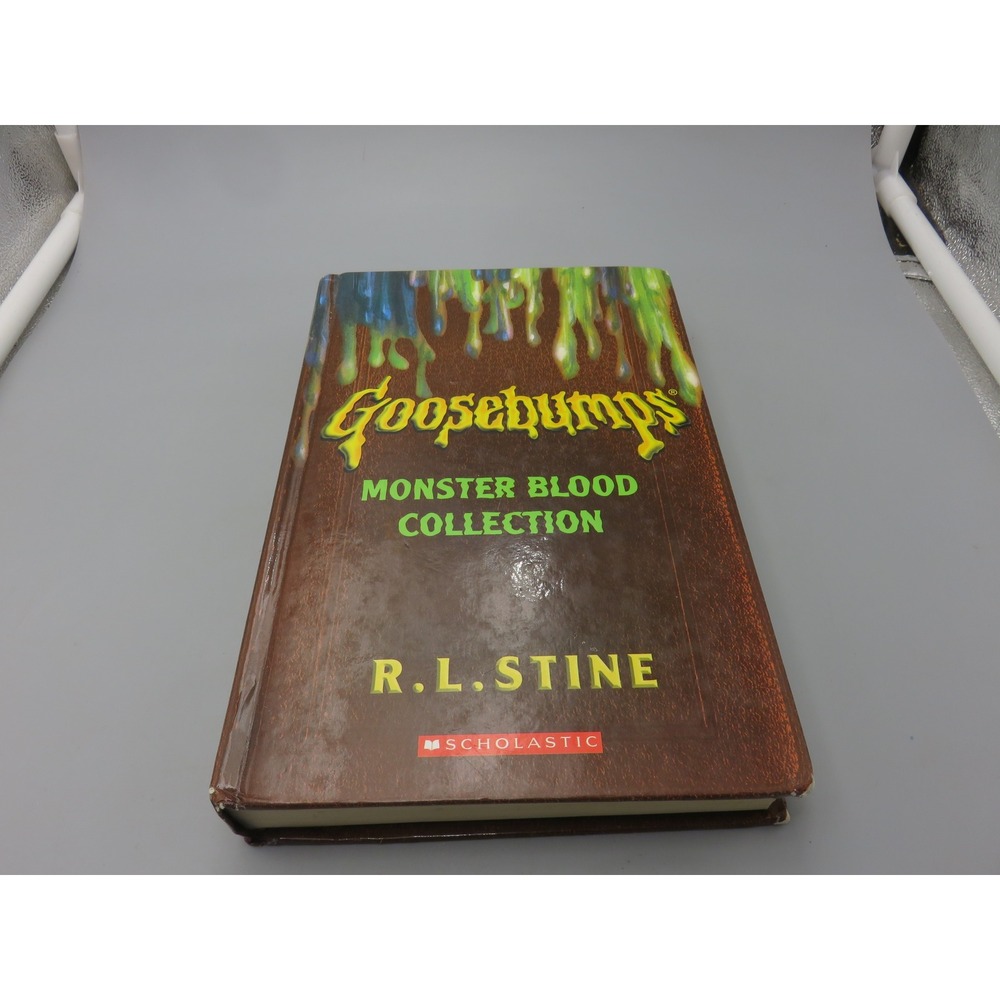 Goosebumps Monster Blood Collection R.L. Stine Scholastic Hardcover 3-in-1 Book